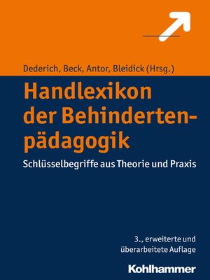 cover image of Handlexikon der Behindertenpädagogik